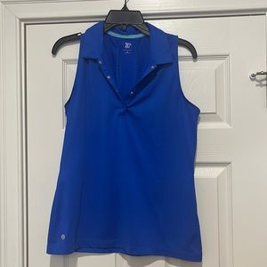 EPNY Colbalt Blue Sleeveless Golf Polo.  Size M.